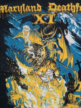 -XL- Maryland Deathfest 11 Festival Shirt | Death Thrash Doom Metal Music 2013